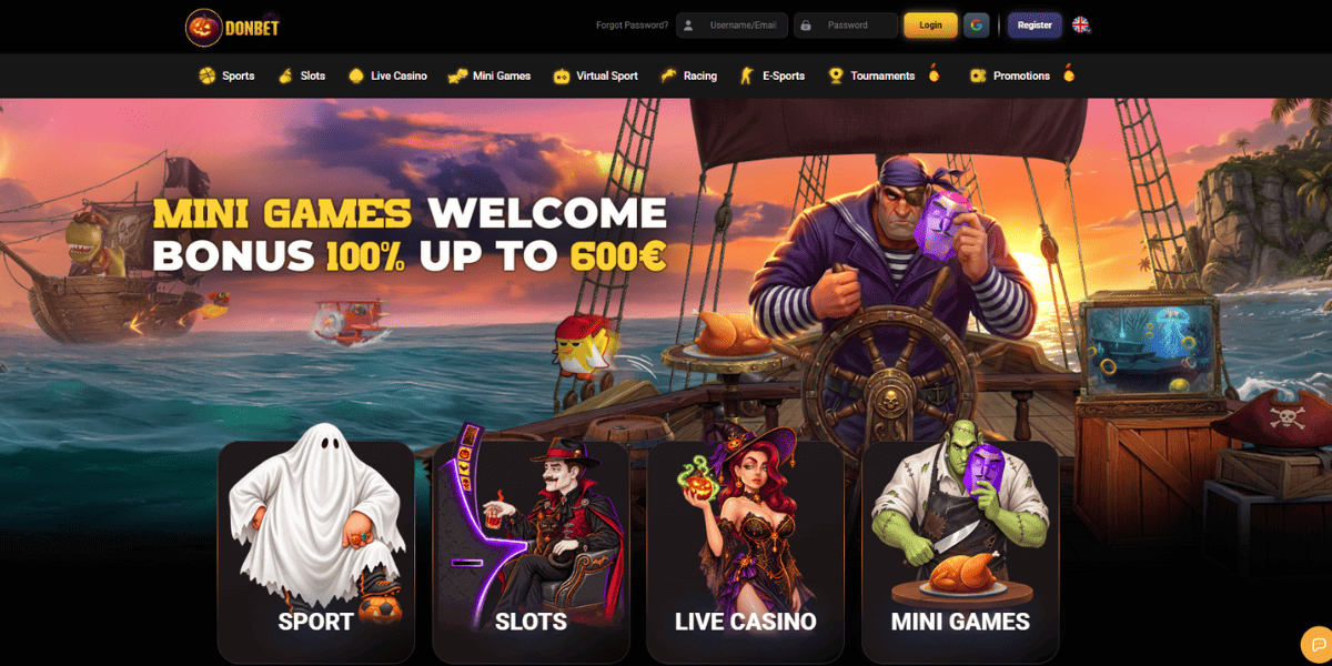 donbet casino homepage