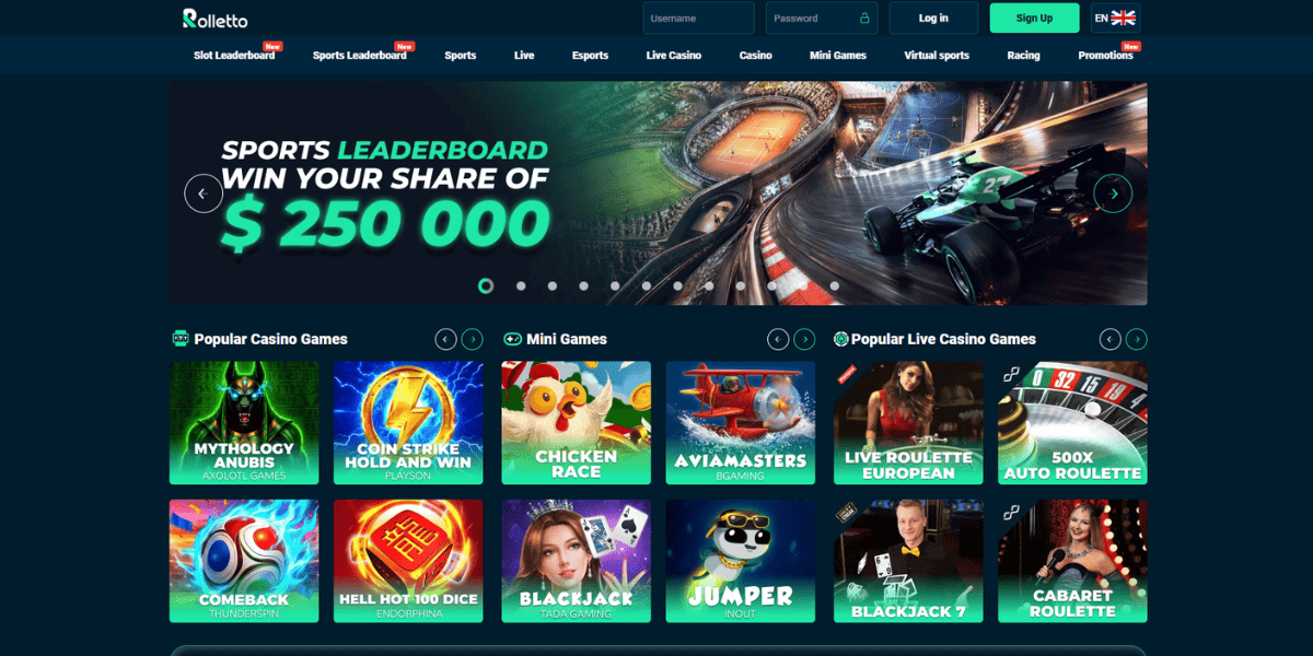 rolletto casino review